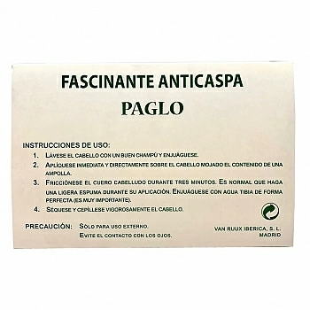 PAGLO TRATAMIENTO ANTICASPA 36 AMPOLLAS