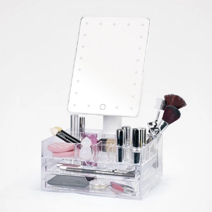 ABSOLUTE CLASS ESPEJO LUZ TÁCTIL CON ORGANIZADOR REFPBEST43884