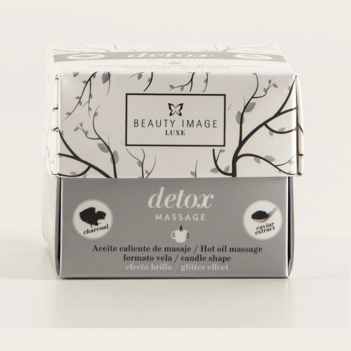 ACEITE CALIENTE MASAJE DETOX 35 GRS. VELA