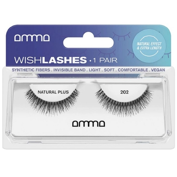 AMMA LASHES PESTAÑAS POSTIZAS WISH LASHES NATURAL 202