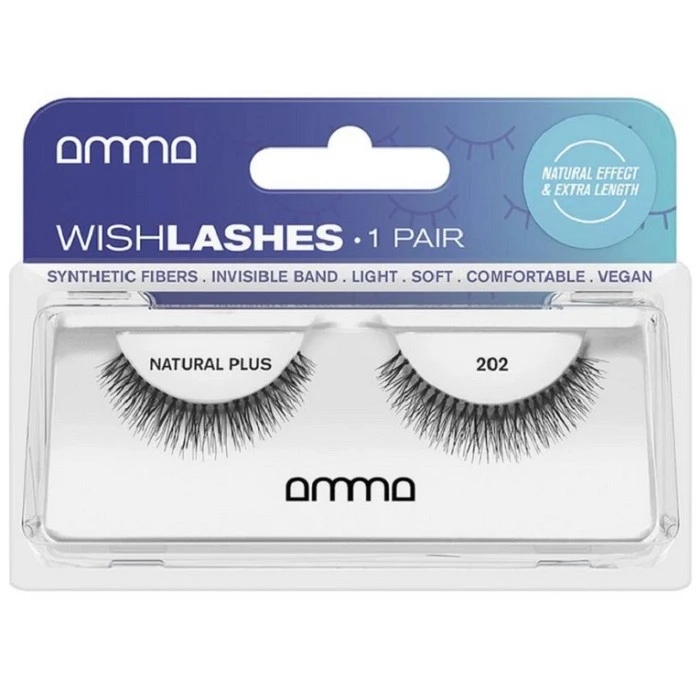AMMA LASHES PESTAÑAS POSTIZAS WISH LASHES NATURAL 202