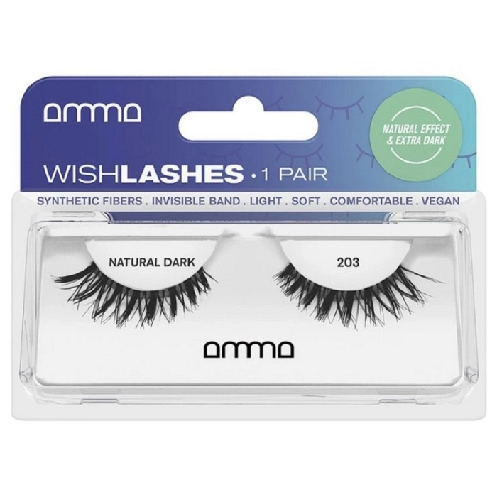 AMMA LASHES PESTAÑAS POSTIZAS WISH LASHES NATURAL 203