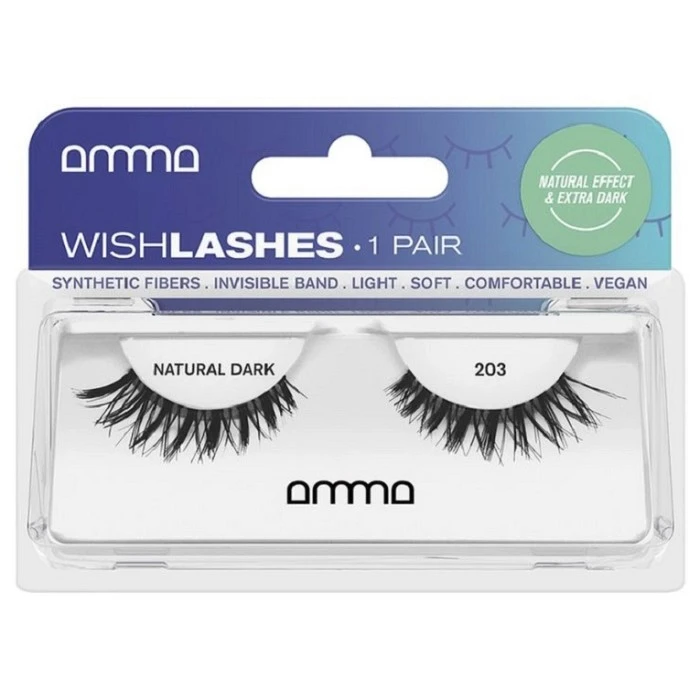 AMMA LASHES PESTAÑAS POSTIZAS WISH LASHES NATURAL 203