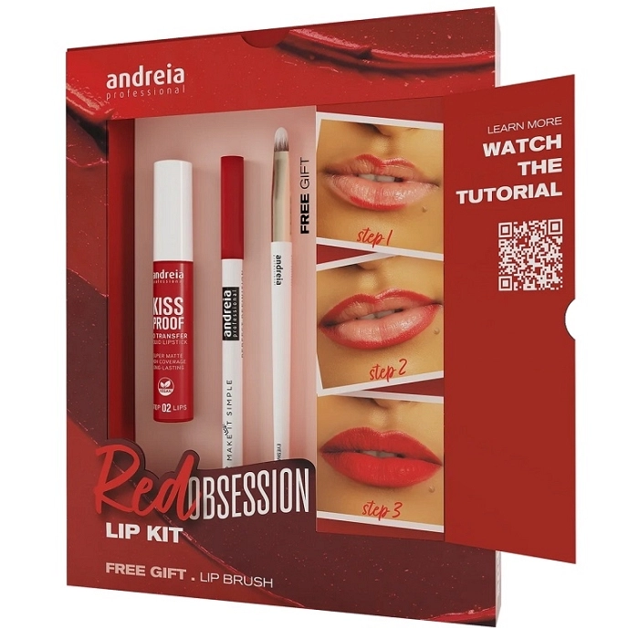 ANDREIA RED OBSESION LIP KIT