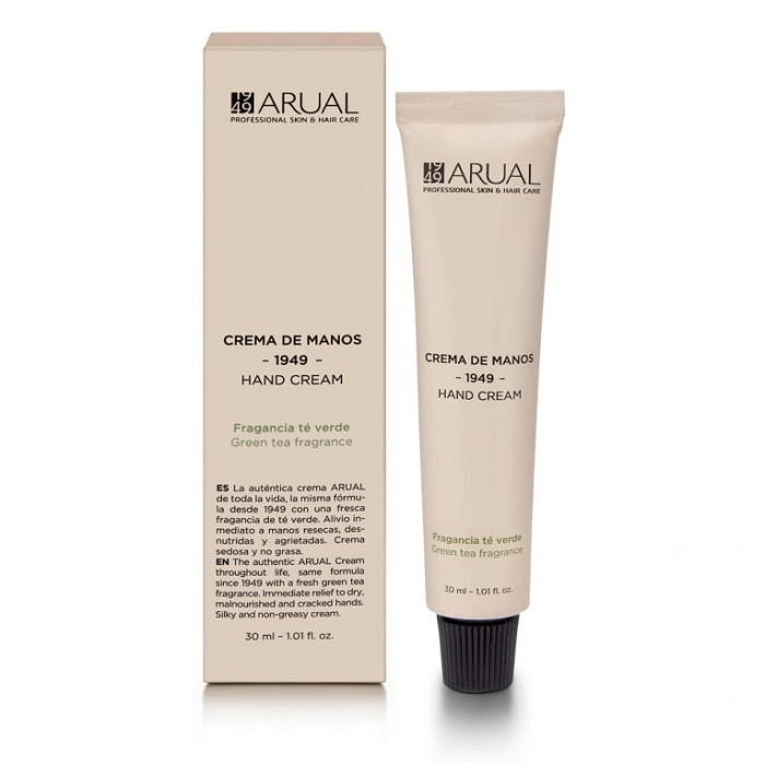 ARUAL CREMA DE MANOS FRAGANCIA TE VERDE 30 GR