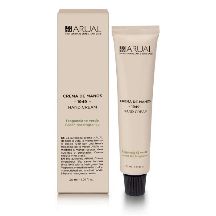 ARUAL CREMA DE MANOS FRAGANCIA TE VERDE 30 GR.