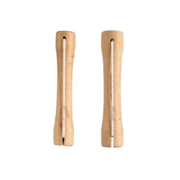 BIGUDI MADERA BOJ 12 UNIDADES