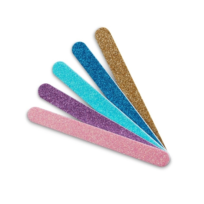 BOLSA 5 LIMAS ACOLCHADAS COLORES PURPURINA REF06367