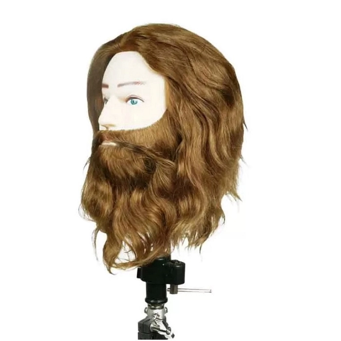 CABEZA MANIQUI ENTRENAMIENTO KARL BARBA 20-25 CM CABELLO NATURAL REF772118