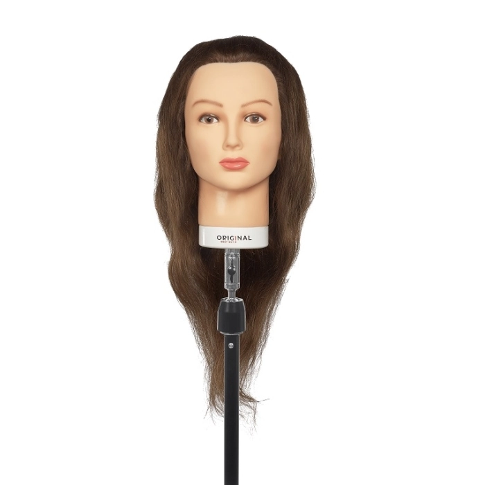 CABEZA MANIQUI ORIGINAL ELENA 60CM 100% CABELLO HUMANO REF0030261