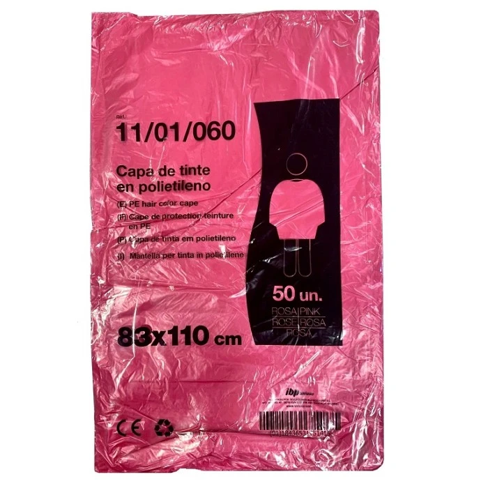CAPAS DESECHABLES PLASTICO BOLSA 50 UNIDADES 83x110 CM.