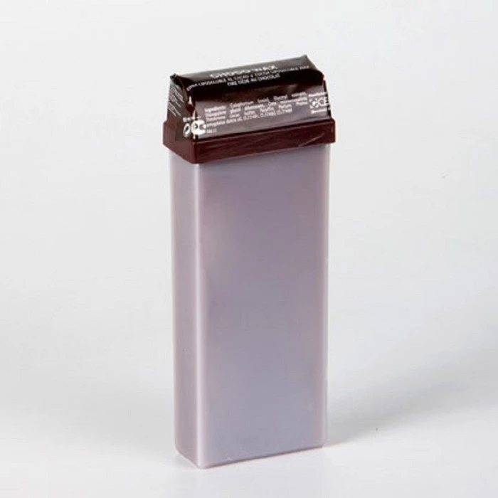 CARTUCHO CERA TIBIA CHOCOLATE ROLLON 110 ML.