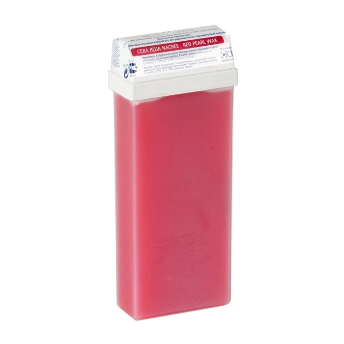 CARTUCHO CERA TIBIA ROJA NACREE ROLLON 110 ML