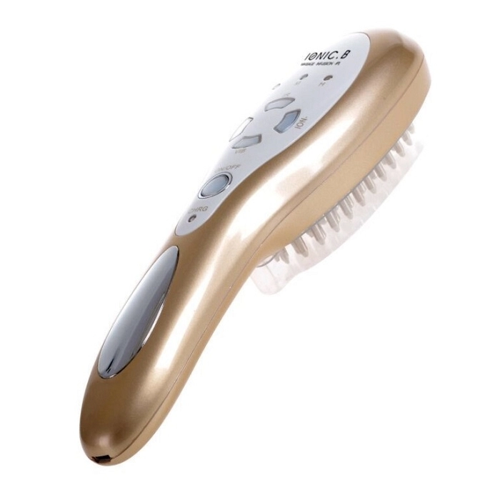 CEPILLO IONIC GOLD CON LUZ PULSADA