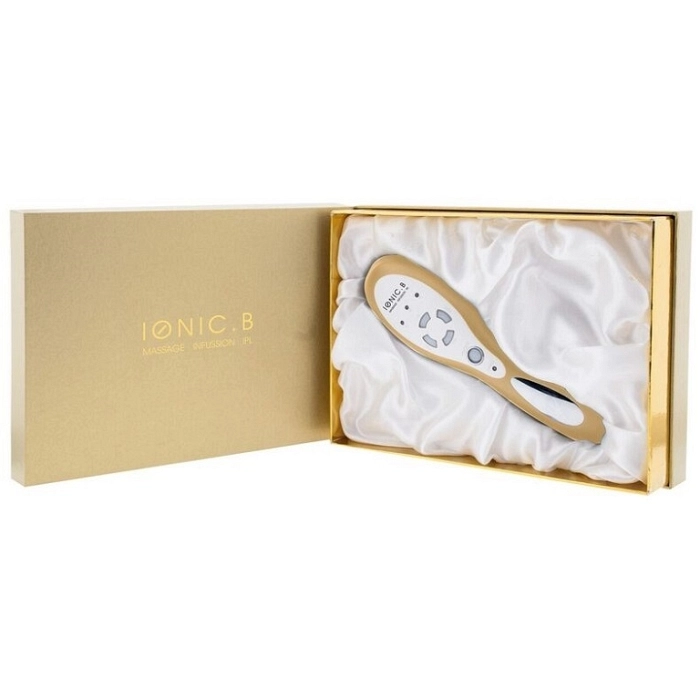 CEPILLO IONIC GOLD CON LUZ PULSADA