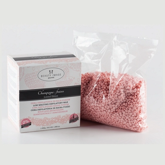 CERA DEPIL BAJA FUSION CHAMPAGNE&FRESAS KILO