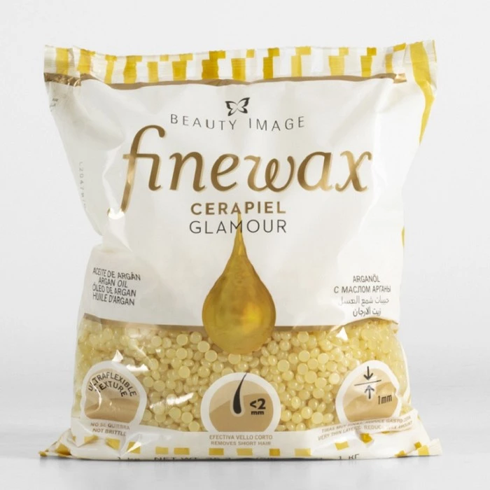 CERA DEPIL FINEWAX GLAMOUR ACEITE ARGAN PERLAS KILO