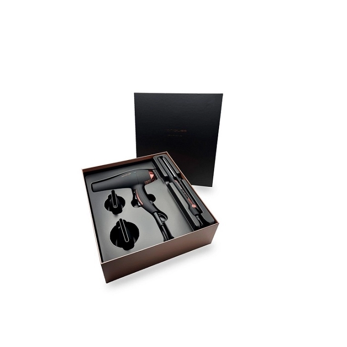 CORIOLISS PLANCHA C3 COPPER + SECADOR FLOW DC CHRISTMAS KIT