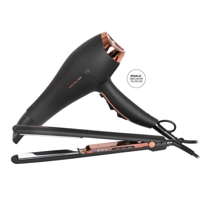 CORIOLISS PLANCHA C3 COPPER + SECADOR FLOW DC CHRISTMAS KIT
