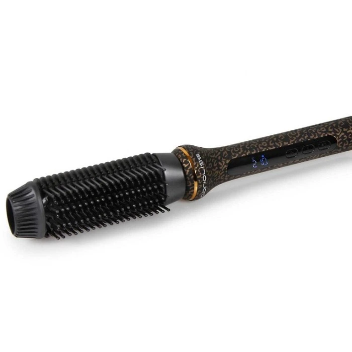 CORIOLISS PLANCHA C3 GOLD LEOPARD + HOT BRUSH
