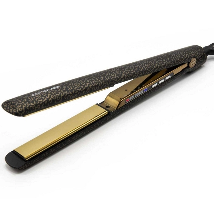 CORIOLISS PLANCHA C3 GOLD LEOPARD + HOT BRUSH