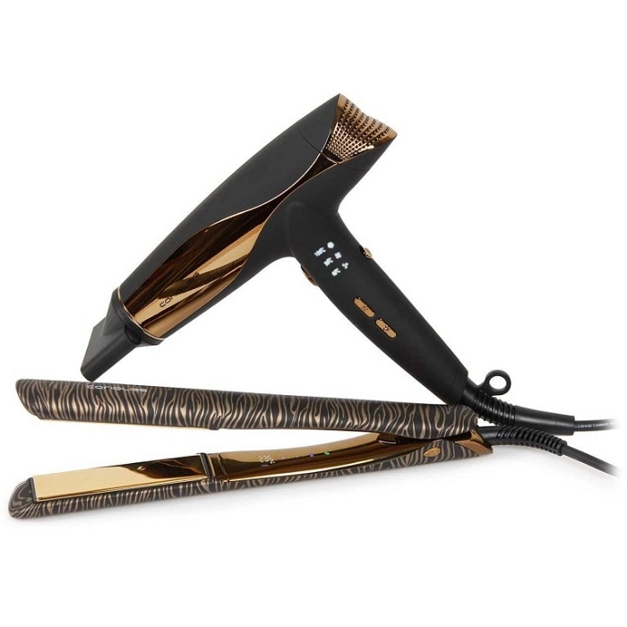 CORIOLISS PLANCHA C5 GOLD ZEBRA + SECADOR WIND CORIOLISS PLANCHA C5 GOLD ZEBRA + SECADOR WIND