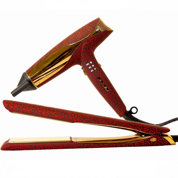 CORIOLISS PLANCHA C5 RED LEOPARD + SECADOR WIND CHRISTMAS KIT 2025