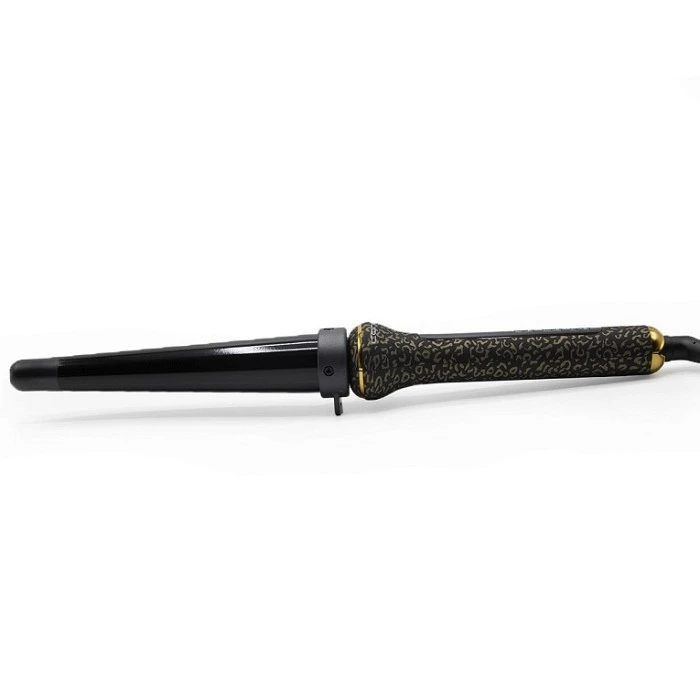 CORIOLISS RIZADOR GLAMOUR WAND GOLD LEOPARD SOFT TOUCH DIGITAL