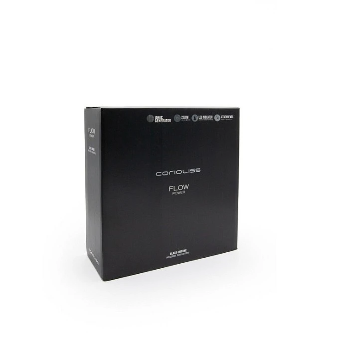 CORIOLISS SECADOR FLOW POWER BLACK CHROME 2200 W.