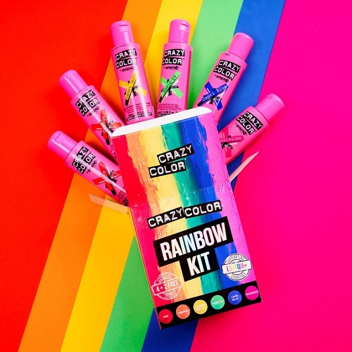 CRAZY COLOR RAINBOW KIT 4+2 FREE