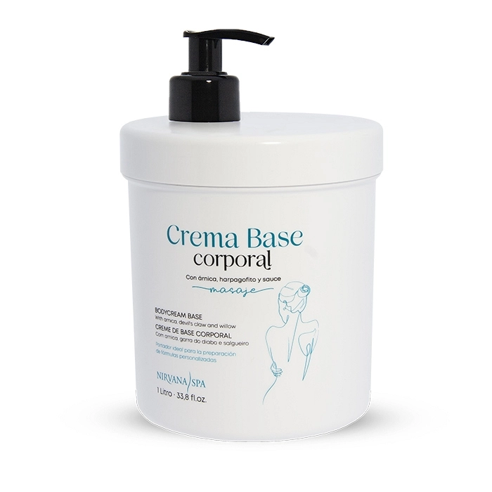 CREMA BASE CORPORAL 1 LITRO REF81083 NIRVANA SPA