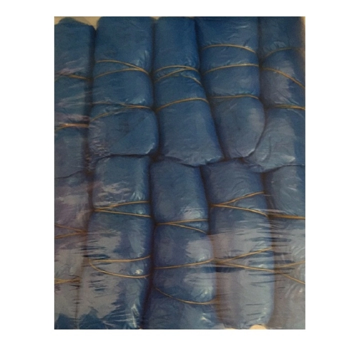 CUBRE ZAPATOS PLASTICO AZUL REF : 575CA (BOLSA 100 UNIDADES)