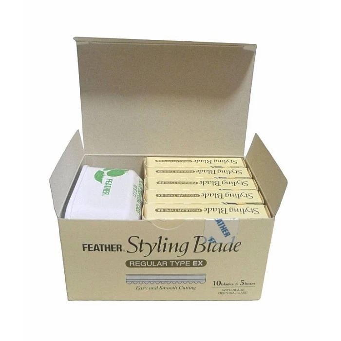 CUCHILLAS NAVAJA STYLING BLADE (CAJA 50 UNIDADES) REF.7719810 FEATHER