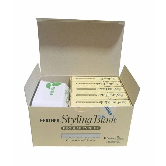 CUCHILLAS NAVAJA STYLING BLADE (CAJA 50 UNIDADES) REF7719810 FEATHER