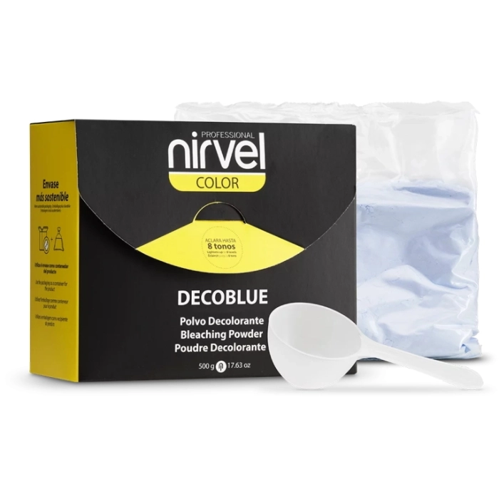 DECOLORACION DECOBLUE 500 GRS REF8141 NIRVEL DECOLORACION DECOBLUE 500 GRS REF8141 NIRVEL