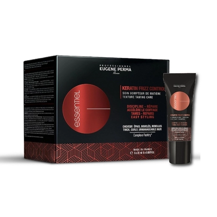 ESSENTIEL KERATIN FRIZZ CONTROL TEXTURE TAMING CARE 6x20 ML