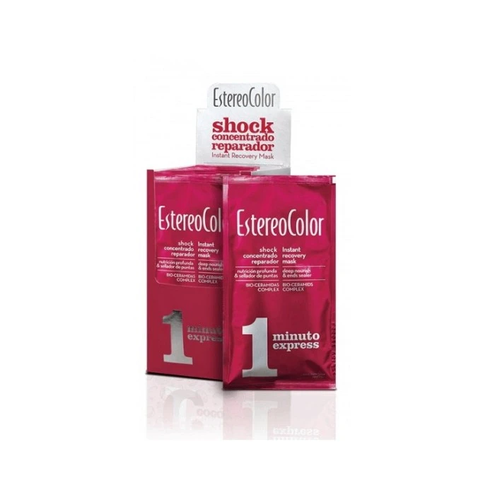 ESTEREOCOLOR SHOCK CONCENTRADO REPARADOR 1 MIN EXPRESS SOBRE 50 ML.
