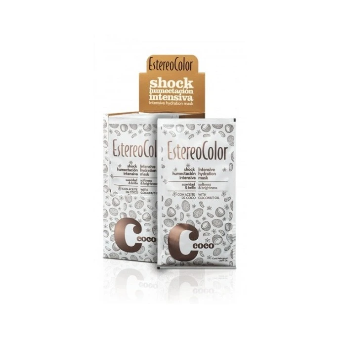 ESTEREOCOLOR SHOCK HUMECTACION INTENSIVA COCO SOBRE 50 ML.