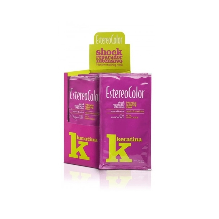 ESTEREOCOLOR SHOCK REPARADOR INTENSIVO KERATINA SOBRE 50 ML ESTEREOCOLOR SHOCK REPARADOR INTENSIVO KERATINA SOBRE 50 ML