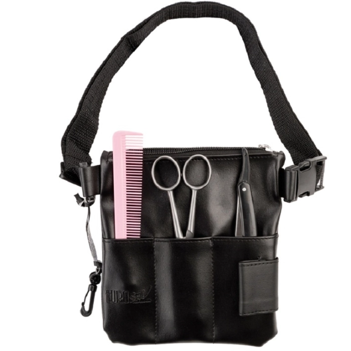 ESTUCHE PELUQUERIA PORTA-UTILES NEGRO REF : 01237