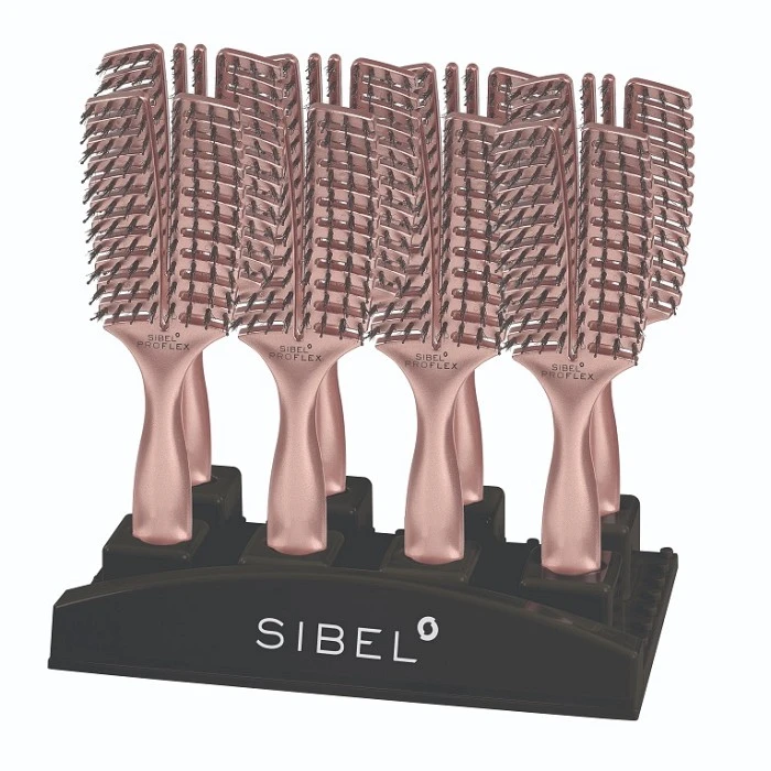 EXPOSITOR CEPILLO PROFLEX 8 UNIDADES ROSE GOLD EDICION LIMITADA REF.P000572