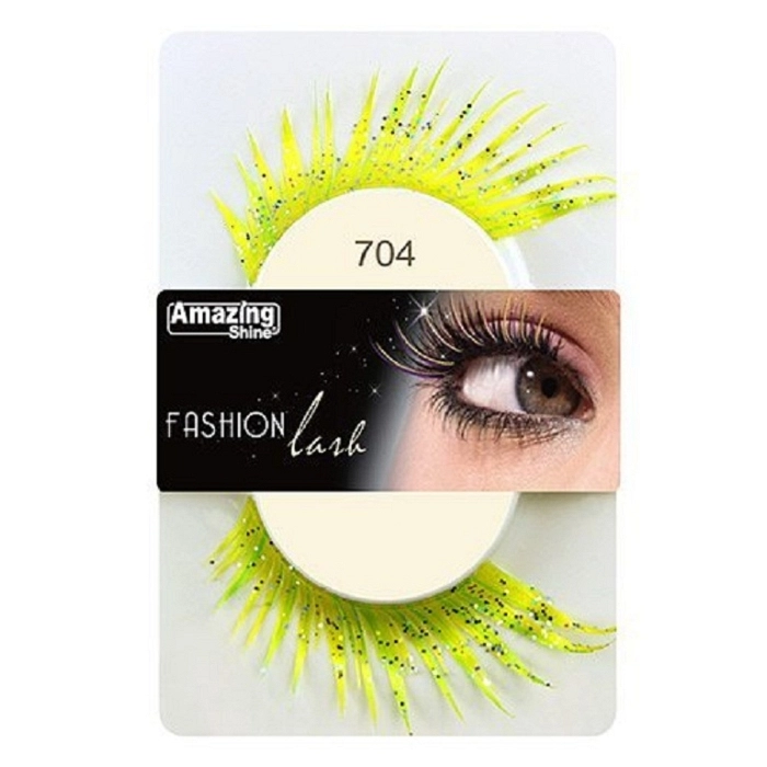 FASHION LASH (AMARILLO/VERDE CON PURPURINA) REF : 704 AMAZING SHINE FASHION LASH (AMARILLO/VERDE CON PURPURINA) REF : 704 AMAZING SHINE