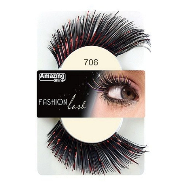 FASHION LASH (NEGRO/ ROJO BRILLANTE) REF : 706 AMAZING SHINE FASHION LASH (NEGRO/ ROJO BRILLANTE) REF : 706 AMAZING SHINE