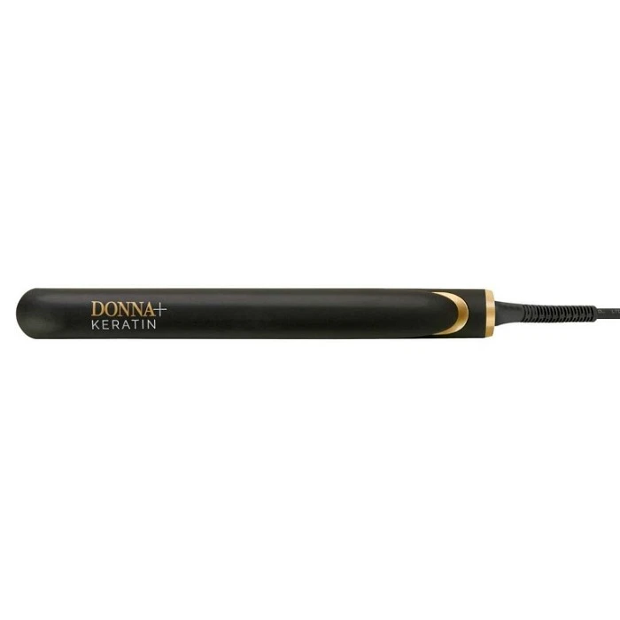GAMMAPIU PLANCHA DONNA + KERATIN NEGRO Y DORADO