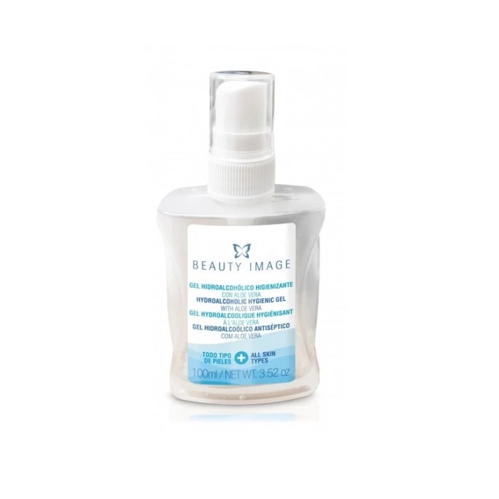 GEL HIDROALCOHOLICO HIGIENIZANTE CON ALOE VERA 100 ML. BEAUTY IMAGE