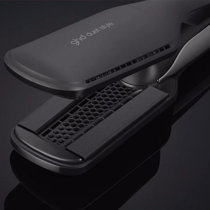 GHD DUET PLANCHA DE PELO DE AIRE CALIENTE 2 EN 1 NEGRA