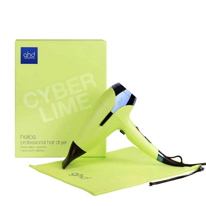 GHD HELIOS PROFESSIONAL HAIRDRYER CYBER LIME COLOR CRUSH COLLECTION GHD HELIOS PROFESSIONAL HAIRDRYER CYBER LIME COLOR CRUSH COLLECTION