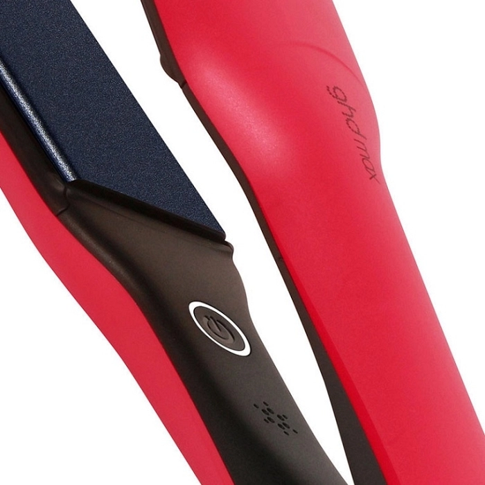 GHD MAX PROFESSIONAL WIDE PLATE STYLER RADIANT RED COLOR CRUSH COLLECTION
