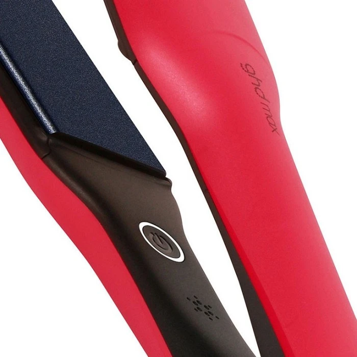 GHD MAX PROFESSIONAL WIDE PLATE STYLER RADIANT RED COLOR CRUSH COLLECTION