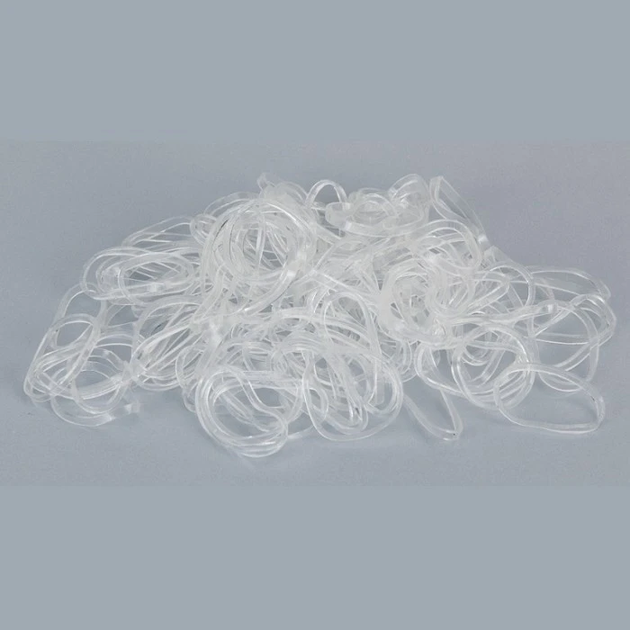GOMAS ELASTICAS TRANSPARENTES 300 UNIDADES REF.33129